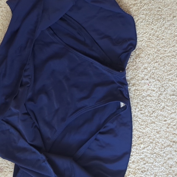 Beach Native Blue Tankini & Skirt Bikini Bottom Swimsuit Set Size 10 - Picture 7 of 10